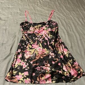 Victoria’s Secret Black Floral babydoll